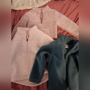 euc 3 fleece 2t 3t bundle coats